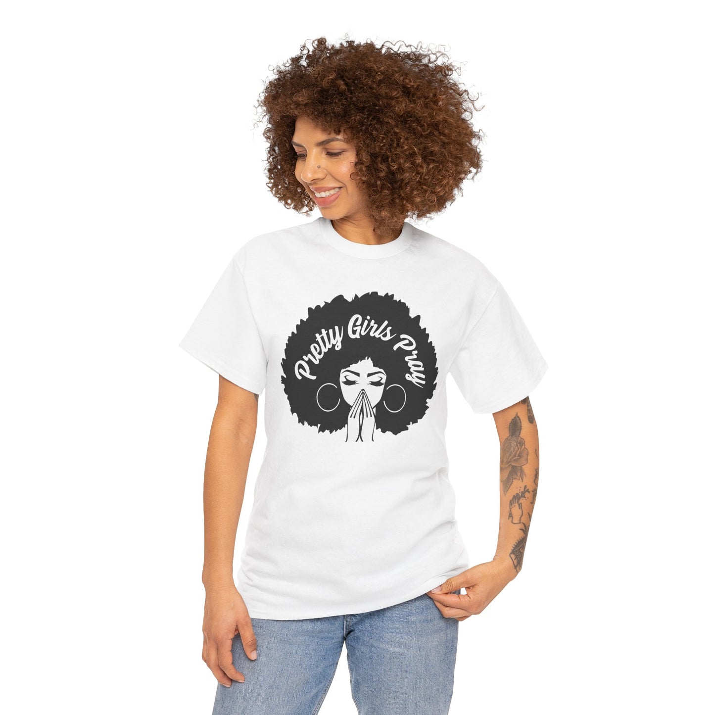 Pretty Girls Pray - Durable cotton Tee