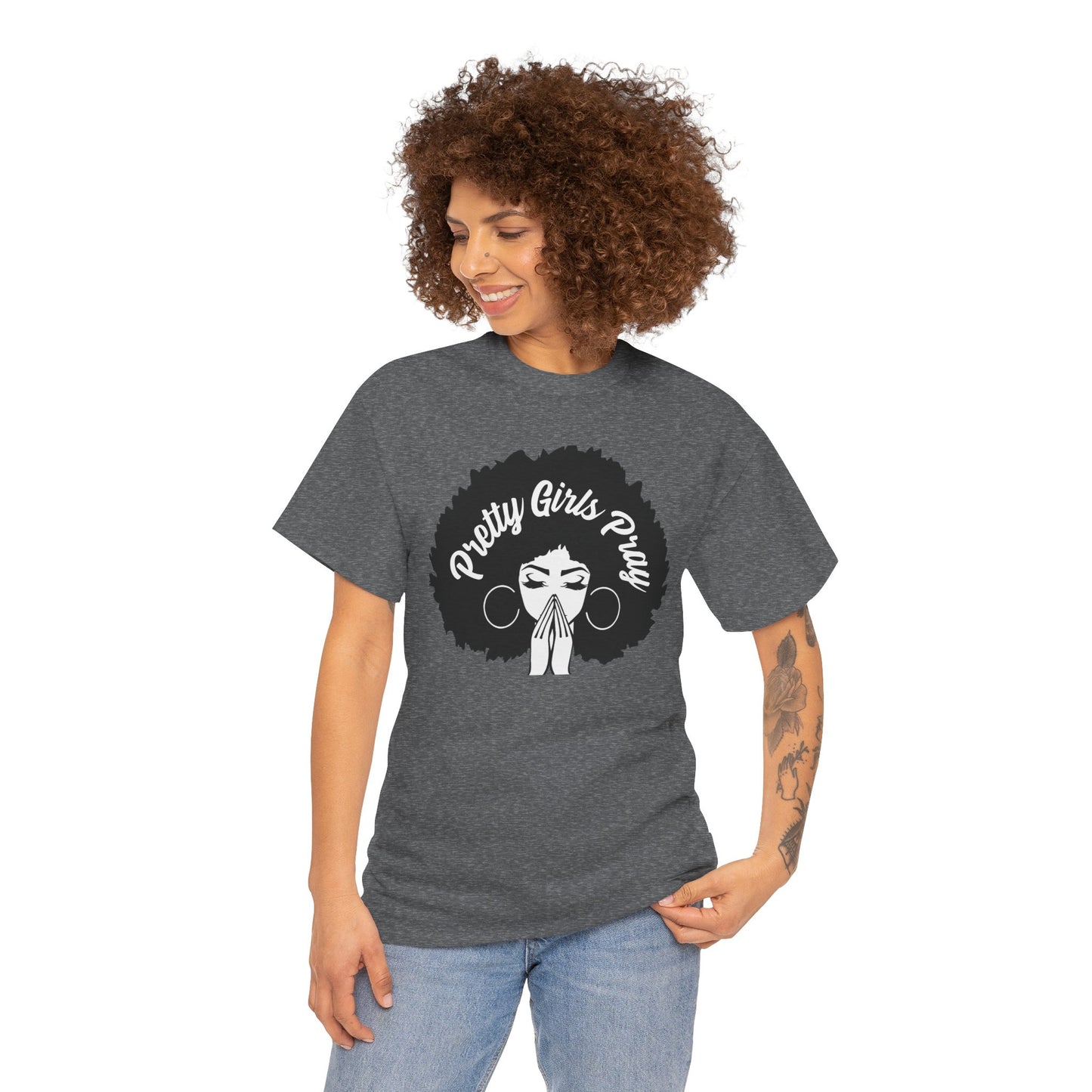 Pretty Girls Pray - Durable cotton Tee