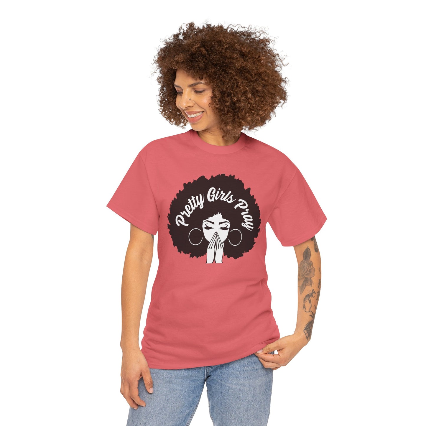 Pretty Girls Pray - Durable cotton Tee