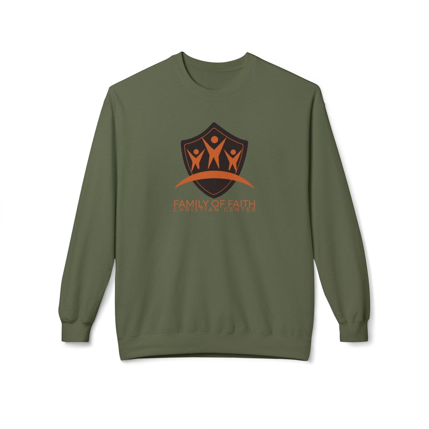 FOFCC - Unisex Fleece Crewneck Sweatshirt - Cozy, Casual Comfort for All Occasions, Perfect for Gifting, Everyday Wear, Home Lounging