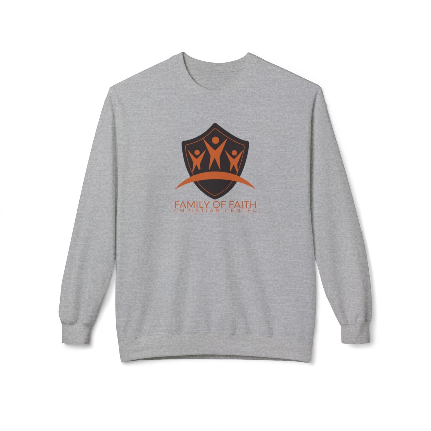 FOFCC - Unisex Fleece Crewneck Sweatshirt - Cozy, Casual Comfort for All Occasions, Perfect for Gifting, Everyday Wear, Home Lounging