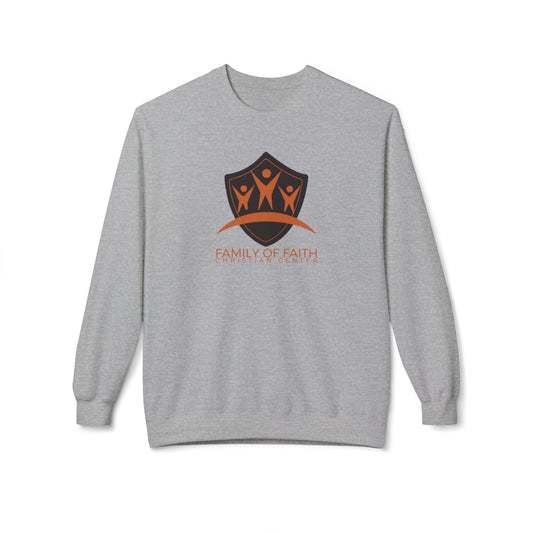 FOFCC - Unisex Fleece Crewneck Sweatshirt - Cozy, Casual Comfort for All Occasions, Perfect for Gifting, Everyday Wear, Home Lounging