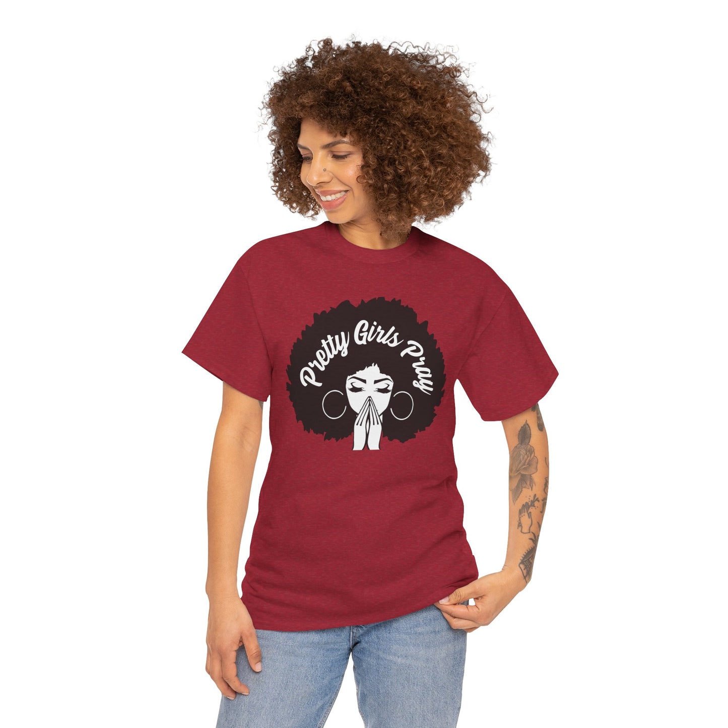 Pretty Girls Pray - Durable cotton Tee