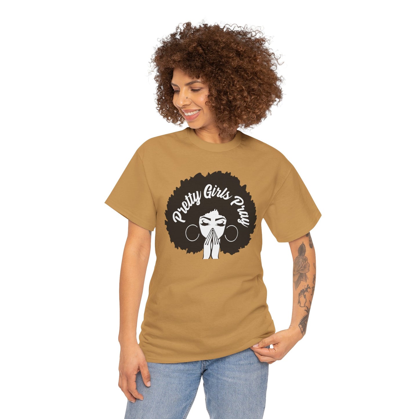 Pretty Girls Pray - Durable cotton Tee