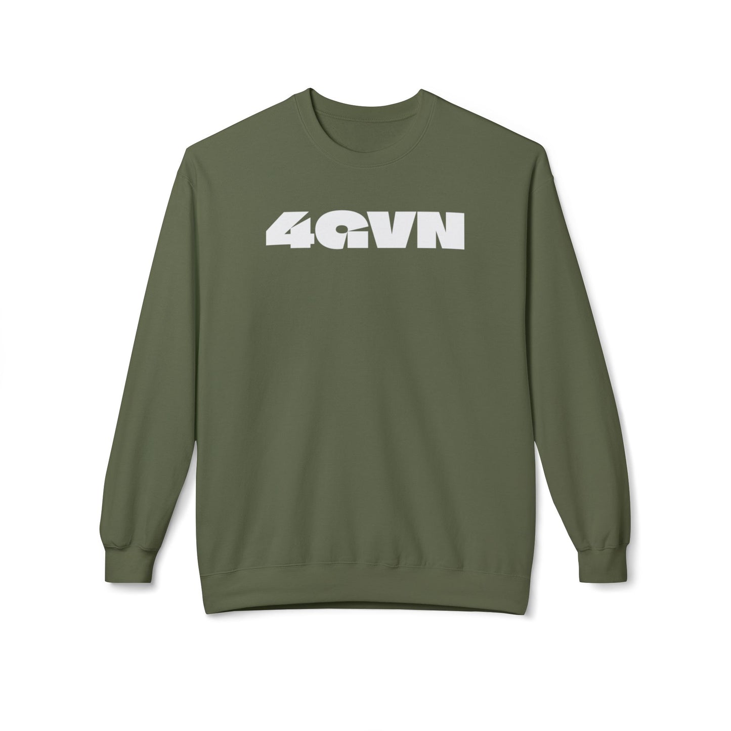 4GVN - Unisex Fleece Crewneck Sweatshirt - Cozy, Casual Comfort for All Occasions, Perfect for Gifting, Everyday Wear, Home Lounging