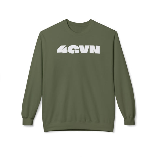 4GVN - Unisex Fleece Crewneck Sweatshirt - Cozy, Casual Comfort for All Occasions, Perfect for Gifting, Everyday Wear, Home Lounging